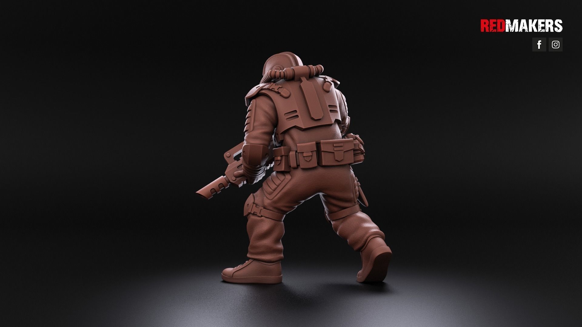 Airborne Division - Squad of the Imperial Force 3D print model_6