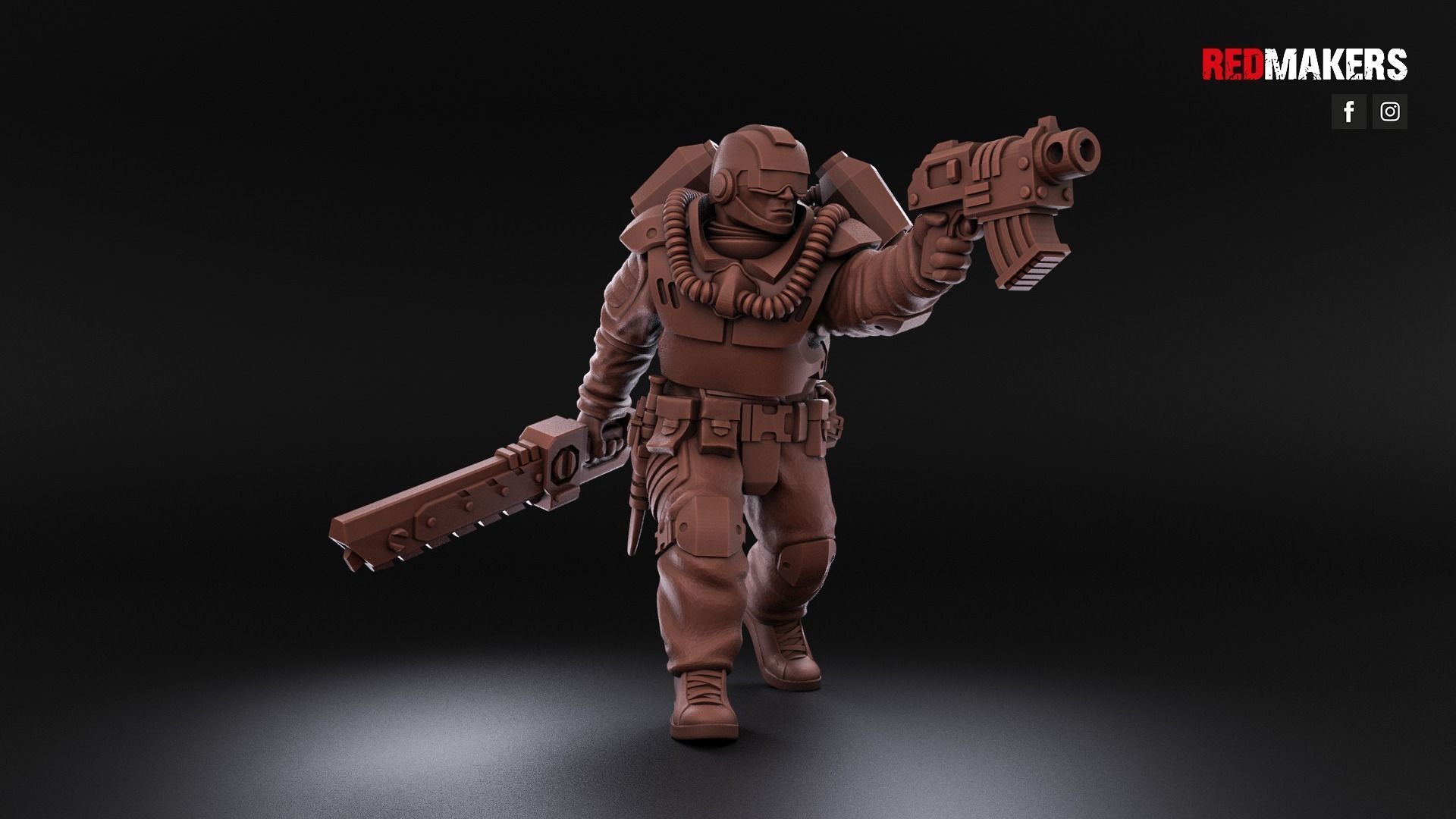 Airborne Division - Squad of the Imperial Force 3D print model_24