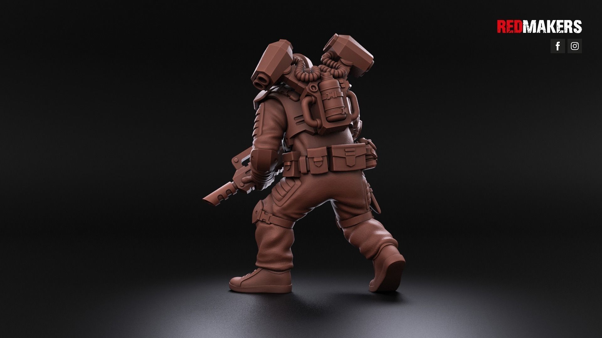 Airborne Division - Squad of the Imperial Force 3D print model_7