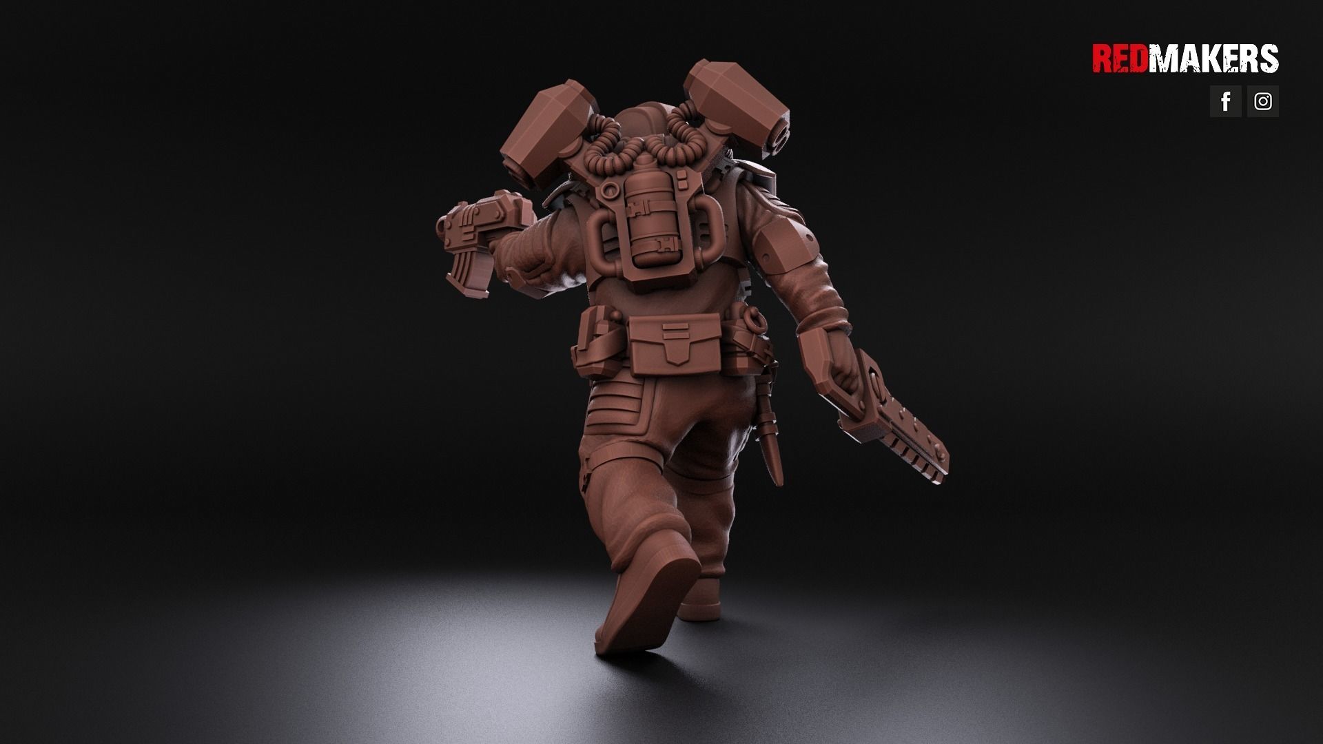 Airborne Division - Squad of the Imperial Force 3D print model_25