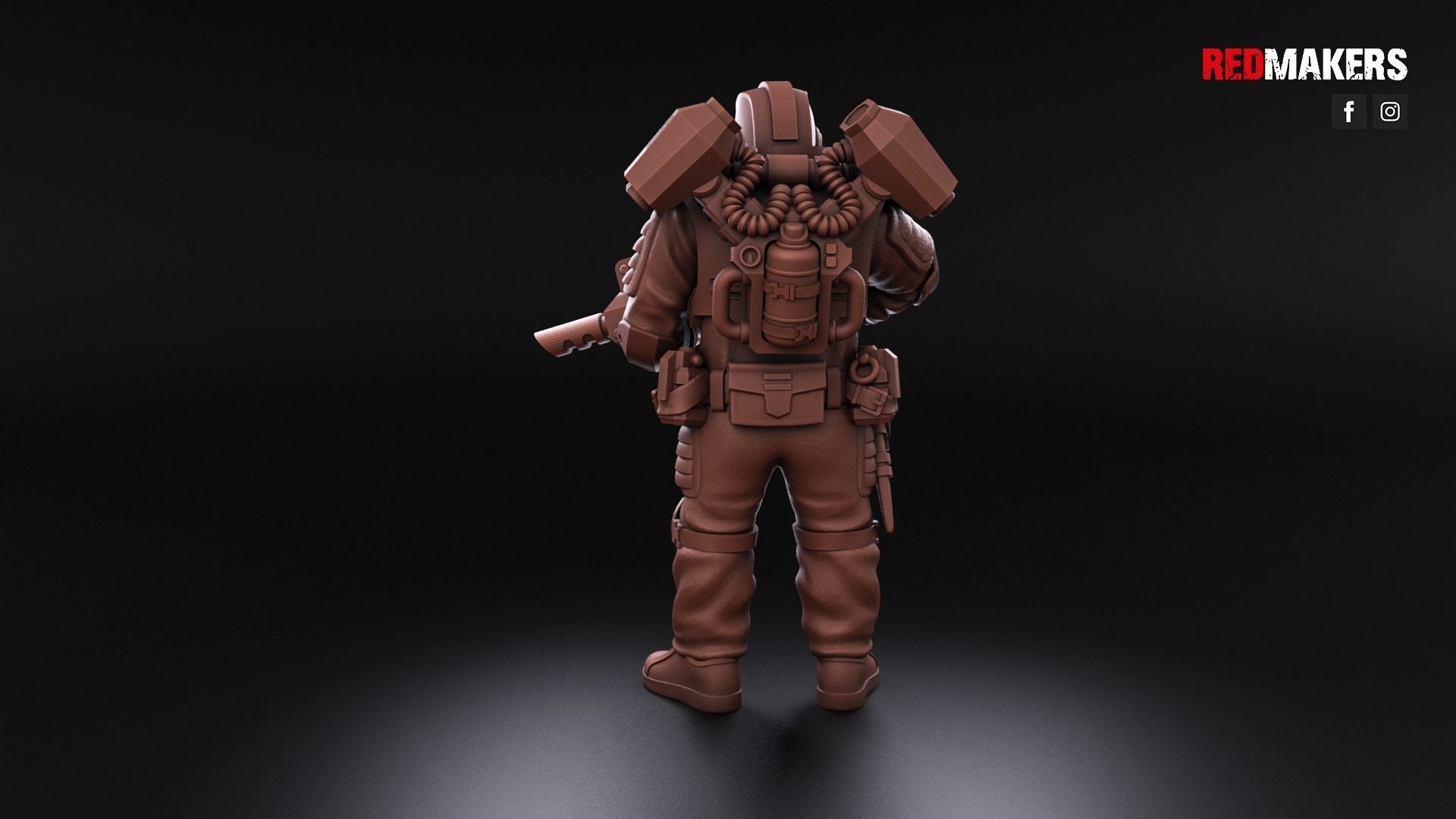 Airborne Division - Squad of the Imperial Force 3D print model_9
