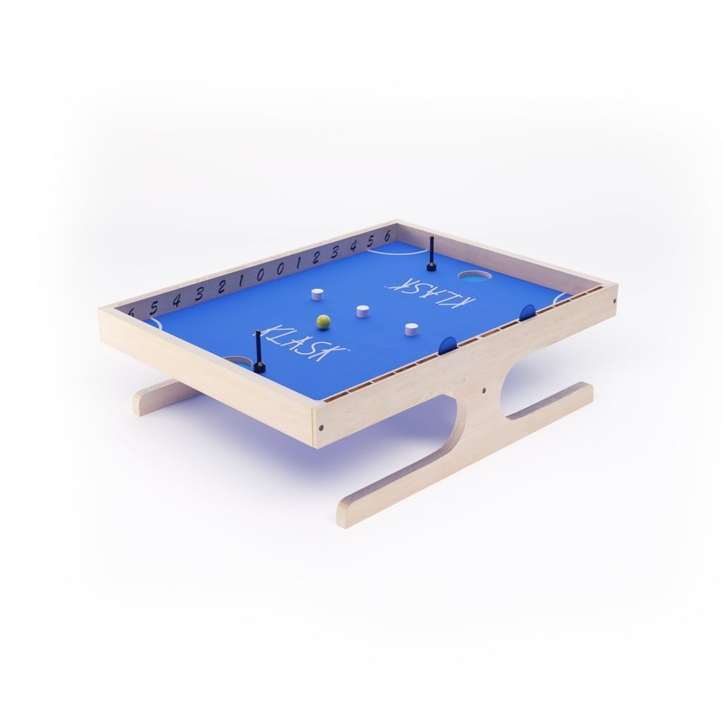 Klask game Low-poly 3D model_1