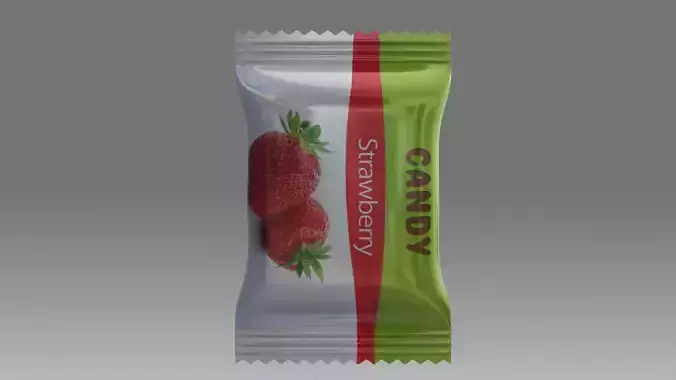 CandyPack strawberry candy bar