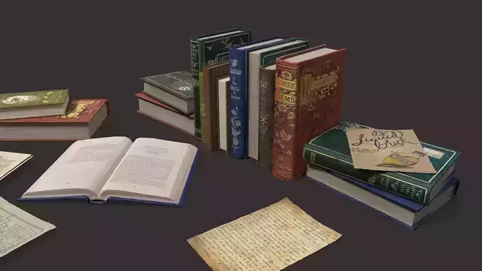 Old Books Set