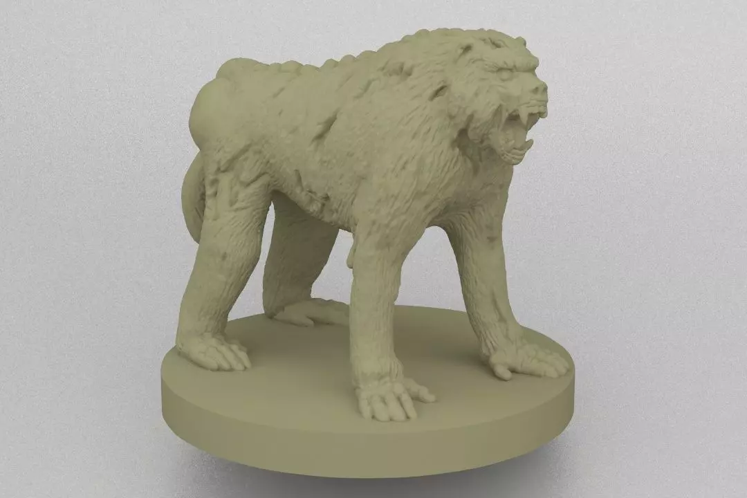 Baboon monkey 3D print model