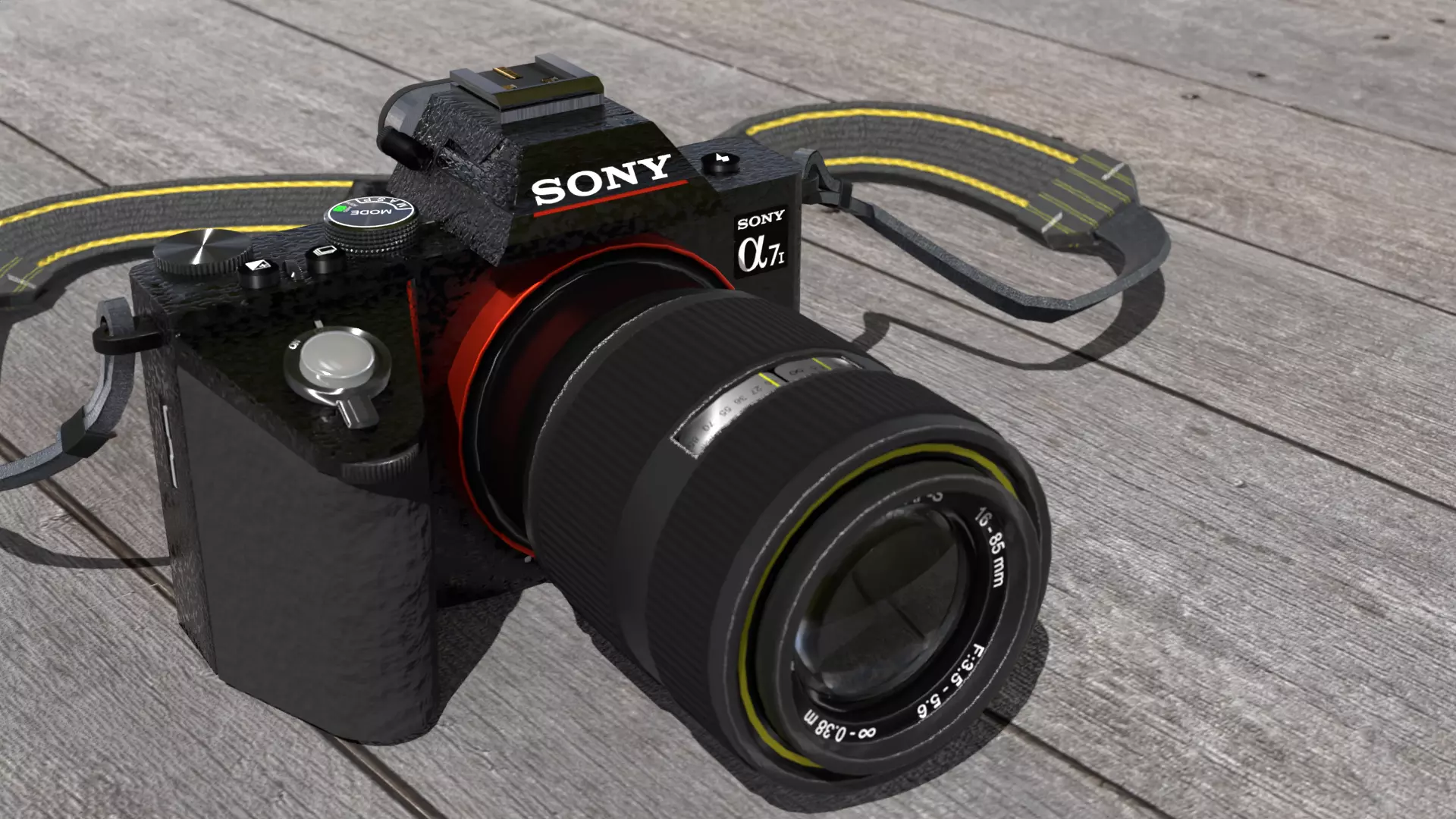 Sony Alpha photocamera 3D model_0