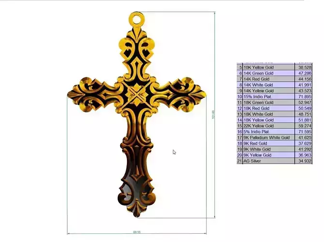 cross pendent
