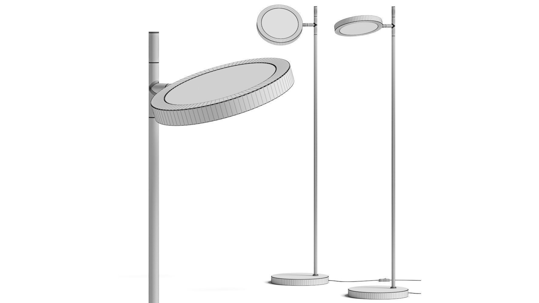 Jamie Gray Discus Floor Lamp 3D model_2