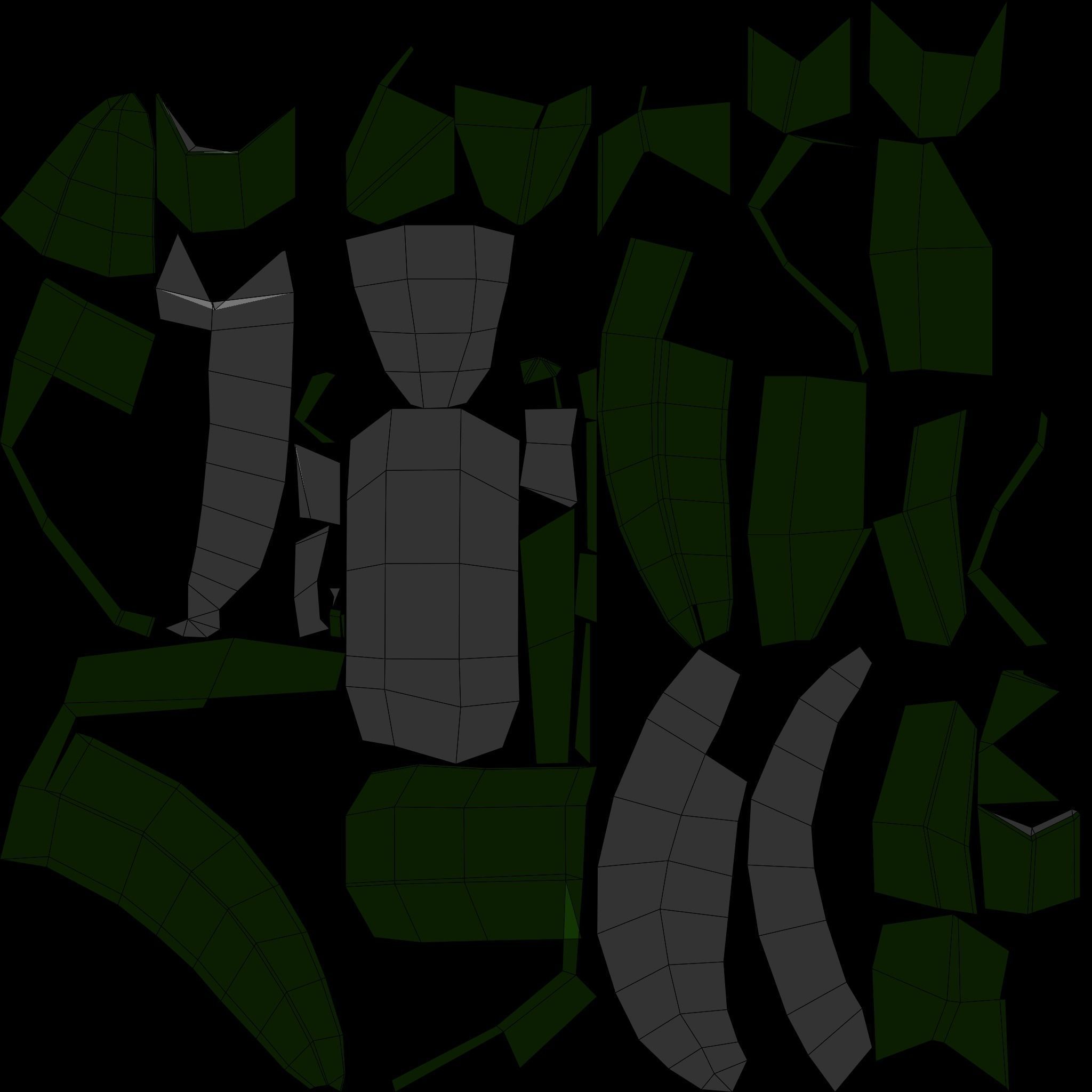 Fruit characters 3D model_22