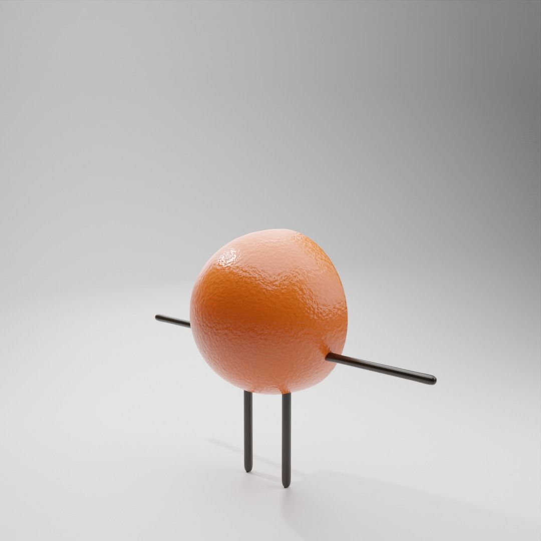 Fruit characters 3D model_7