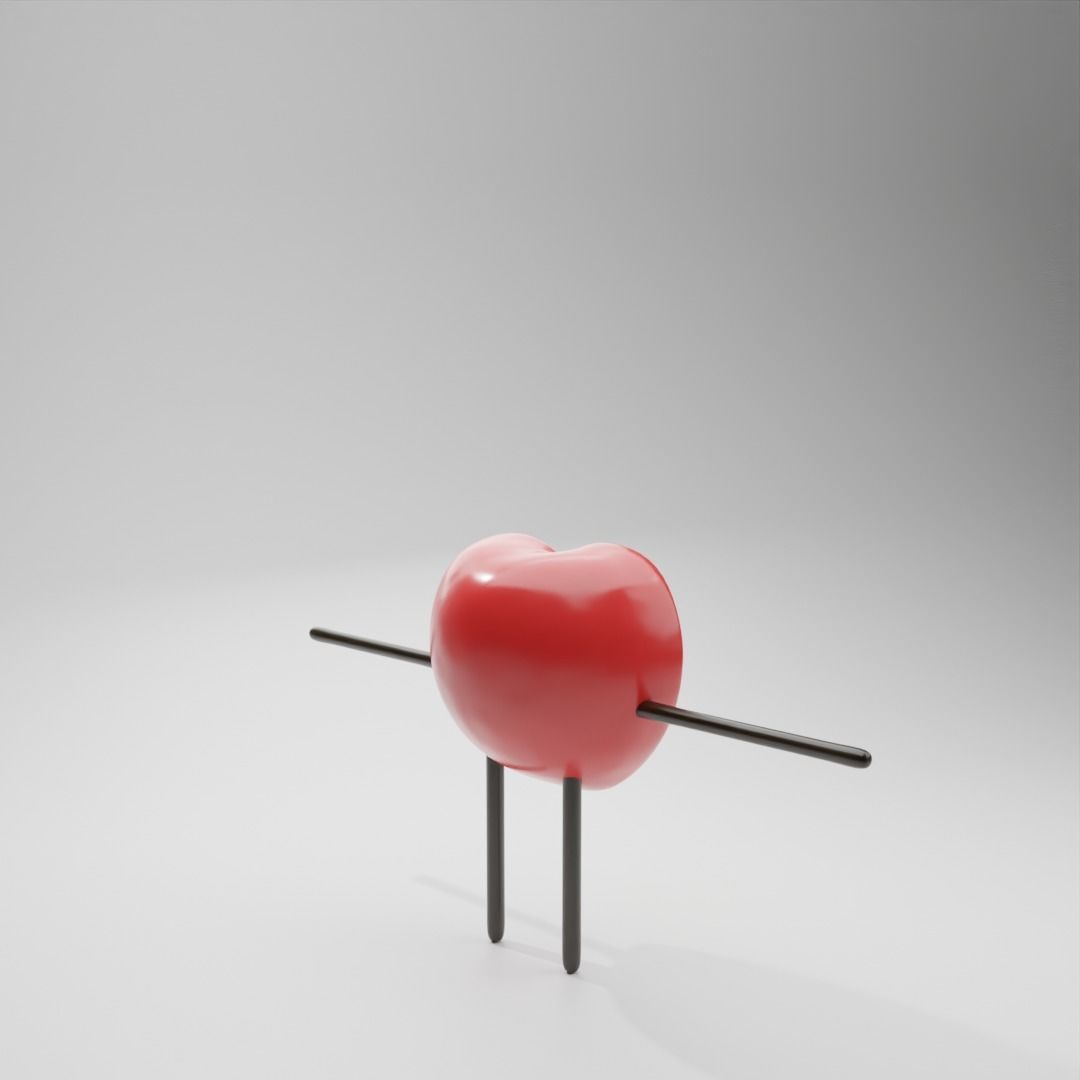 Fruit characters 3D model_9