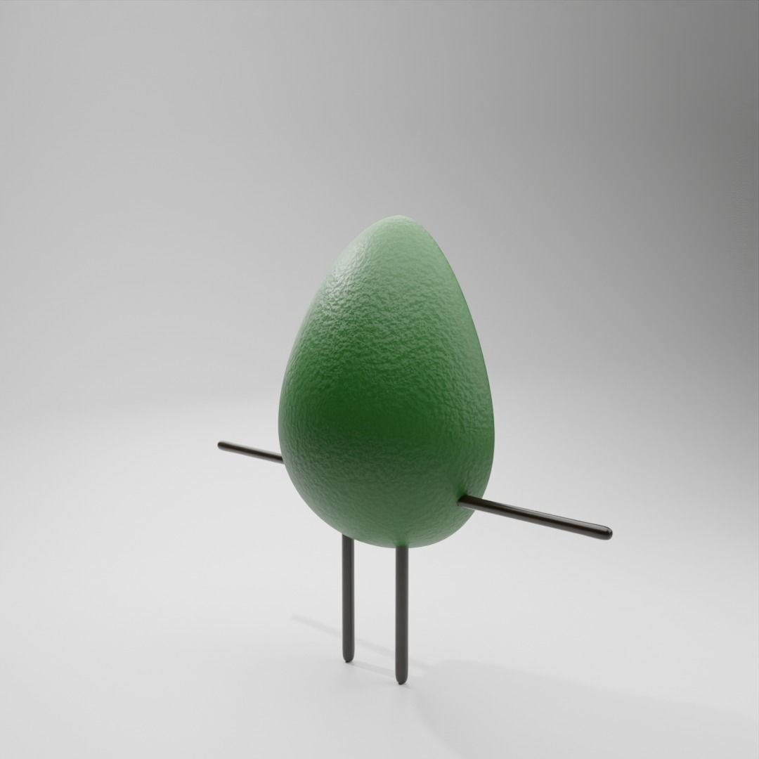 Fruit characters 3D model_5