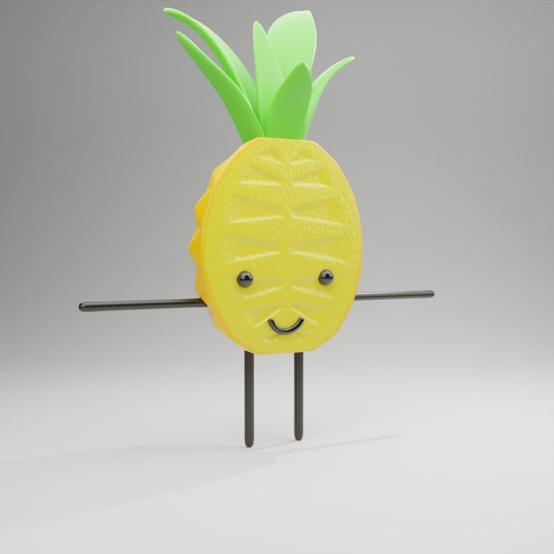 Fruit characters 3D model_20