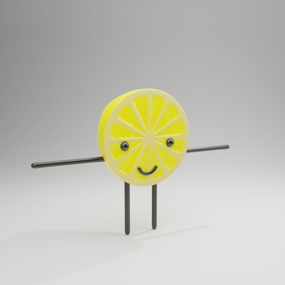 Fruit characters 3D model_18