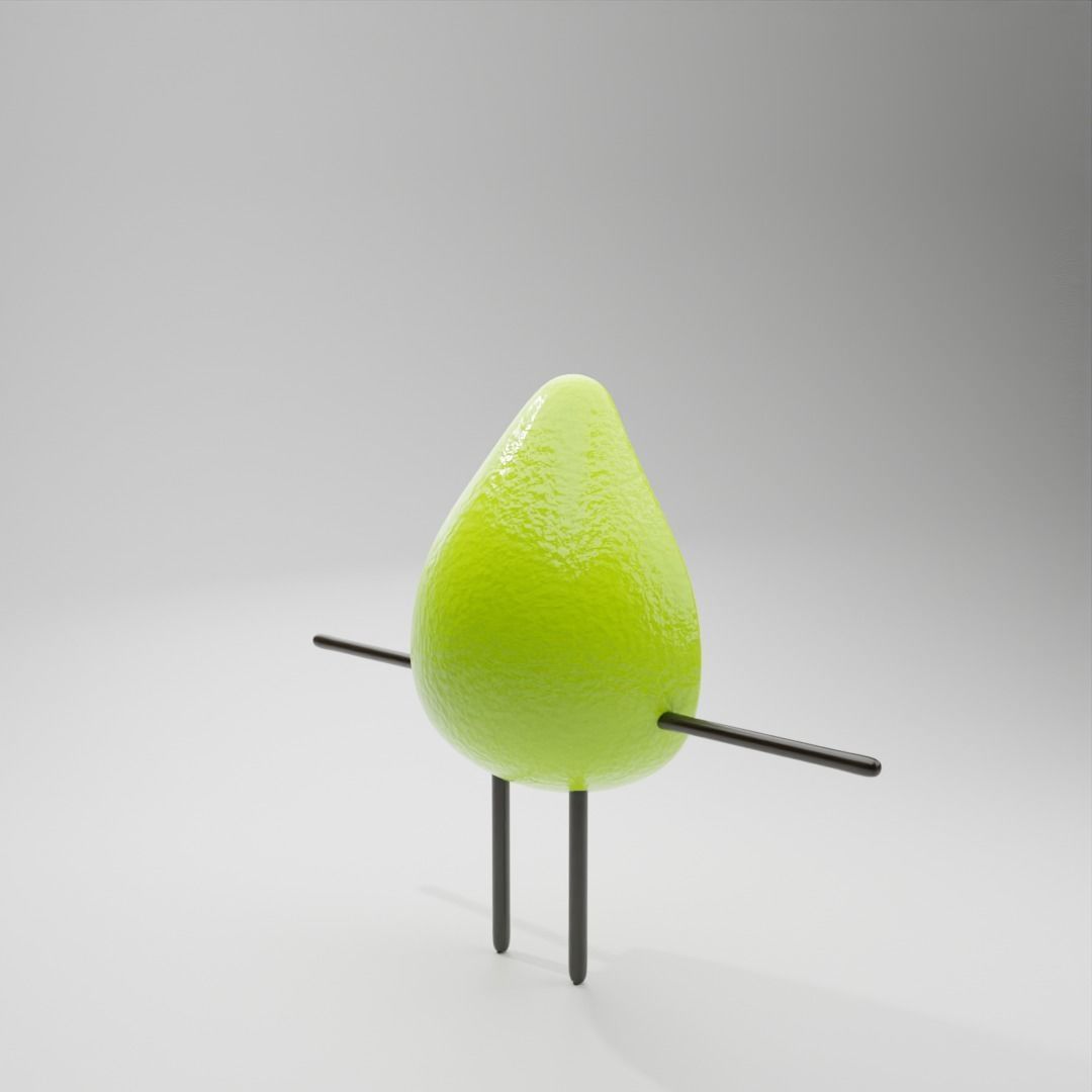 Fruit characters 3D model_17