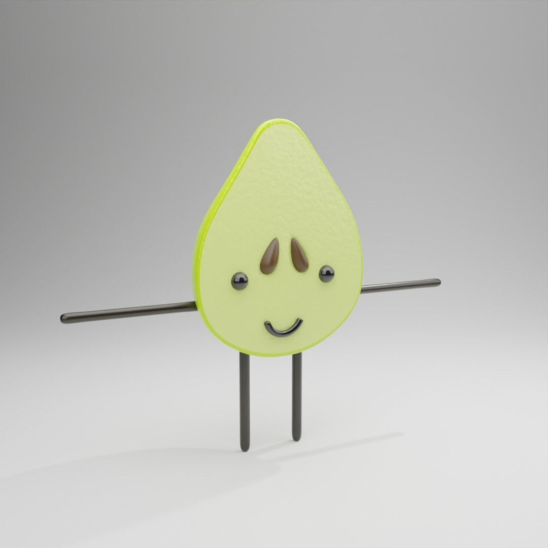 Fruit characters 3D model_16