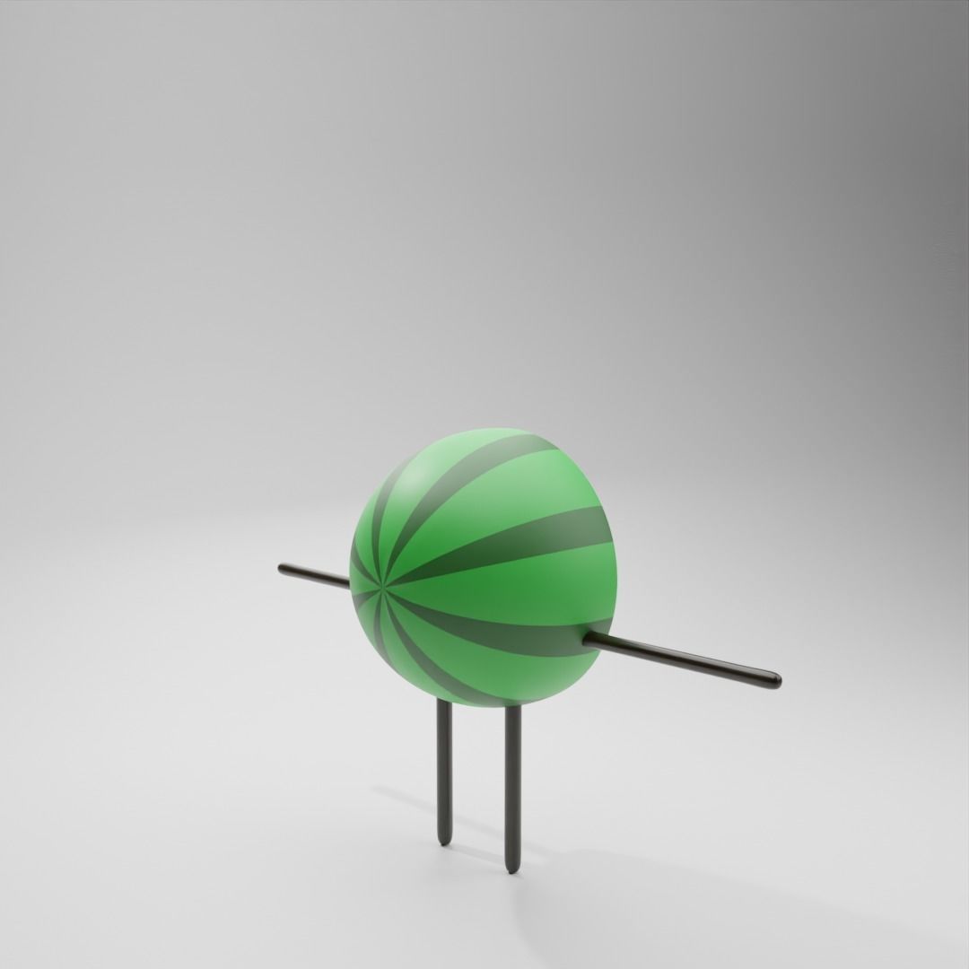 Fruit characters 3D model_15