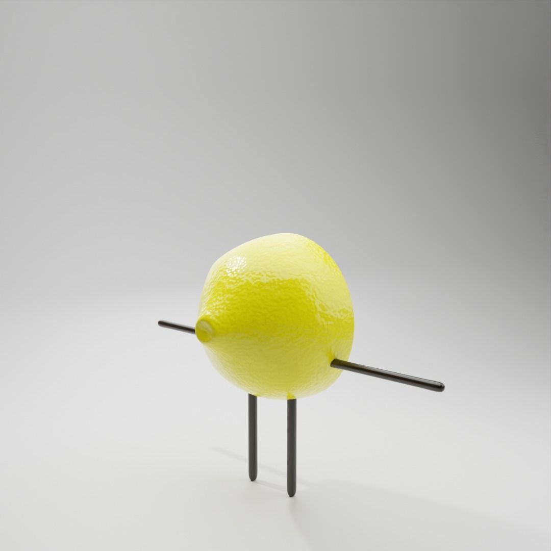 Fruit characters 3D model_19