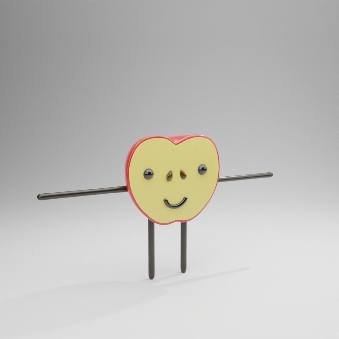 Fruit characters 3D model_8