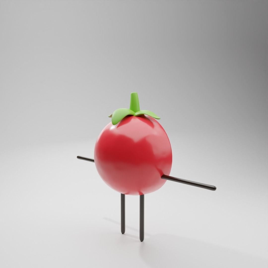 Fruit characters 3D model_13
