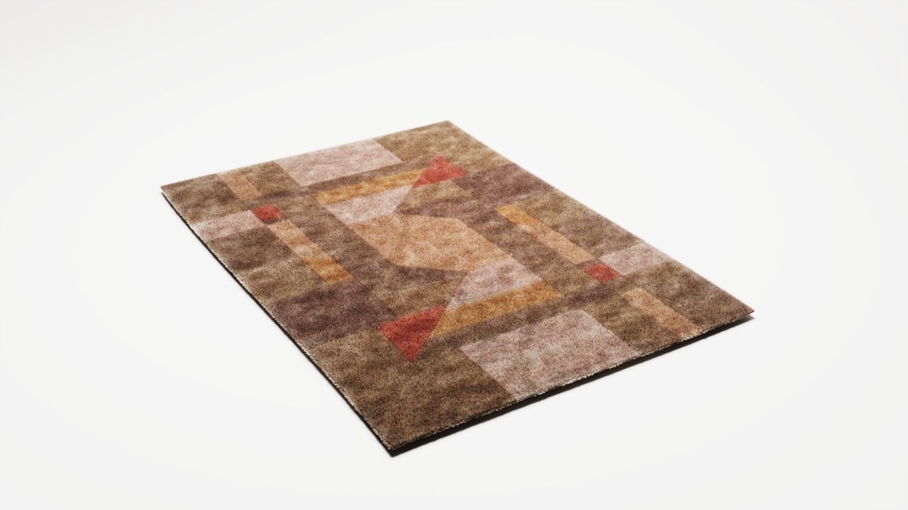 CARPET WOOL INTERIOR MODEL  Low-poly 3D model_3