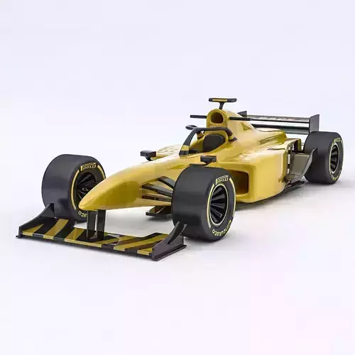 Formula 1 car model 06 Low-poly 3D model