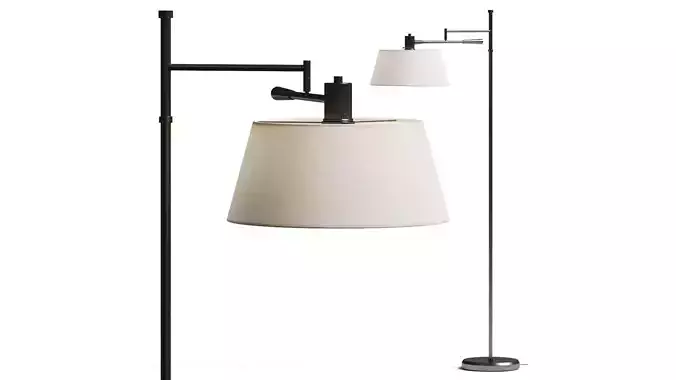 Pottery Barn Dahlia Metal Articulating Sectional Floor Lamp