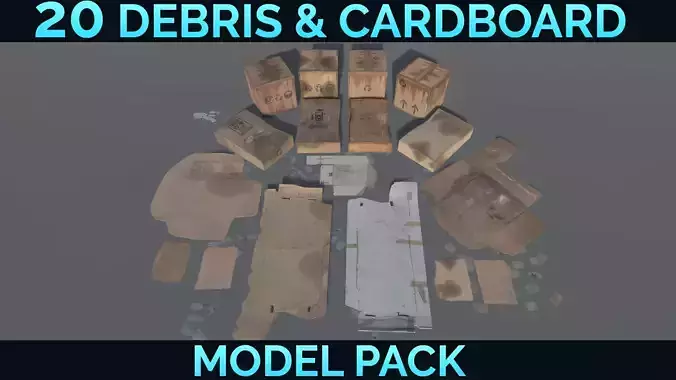 20 Cardboard Box Pack