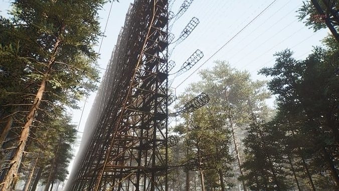 Chernobyl RLS Radar 5N32 Duga 3D model