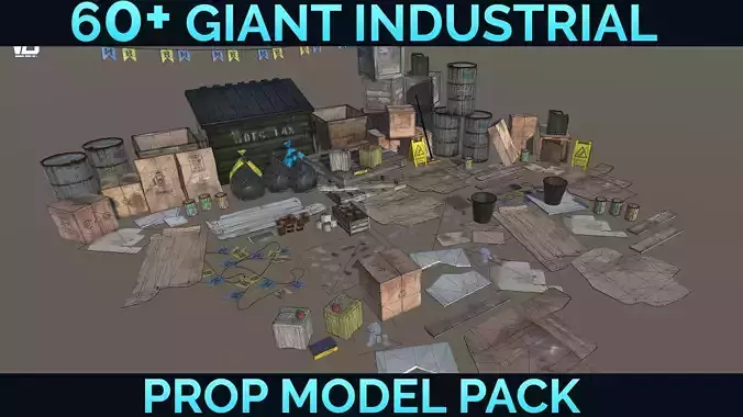 Giant Industrial Prop Model Pack
