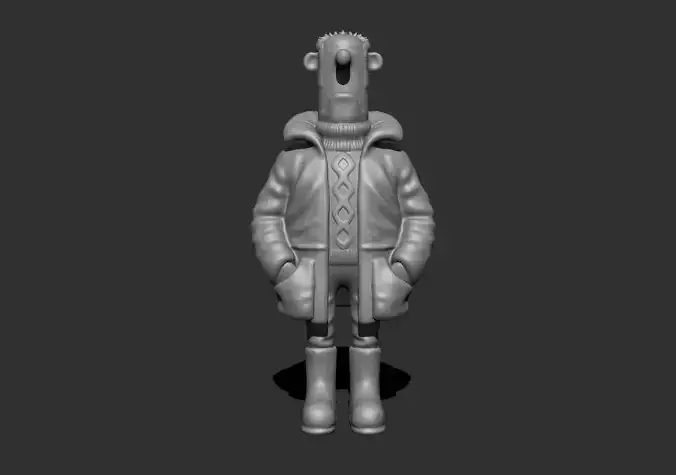 shaun the sheep farmer 3D print model
