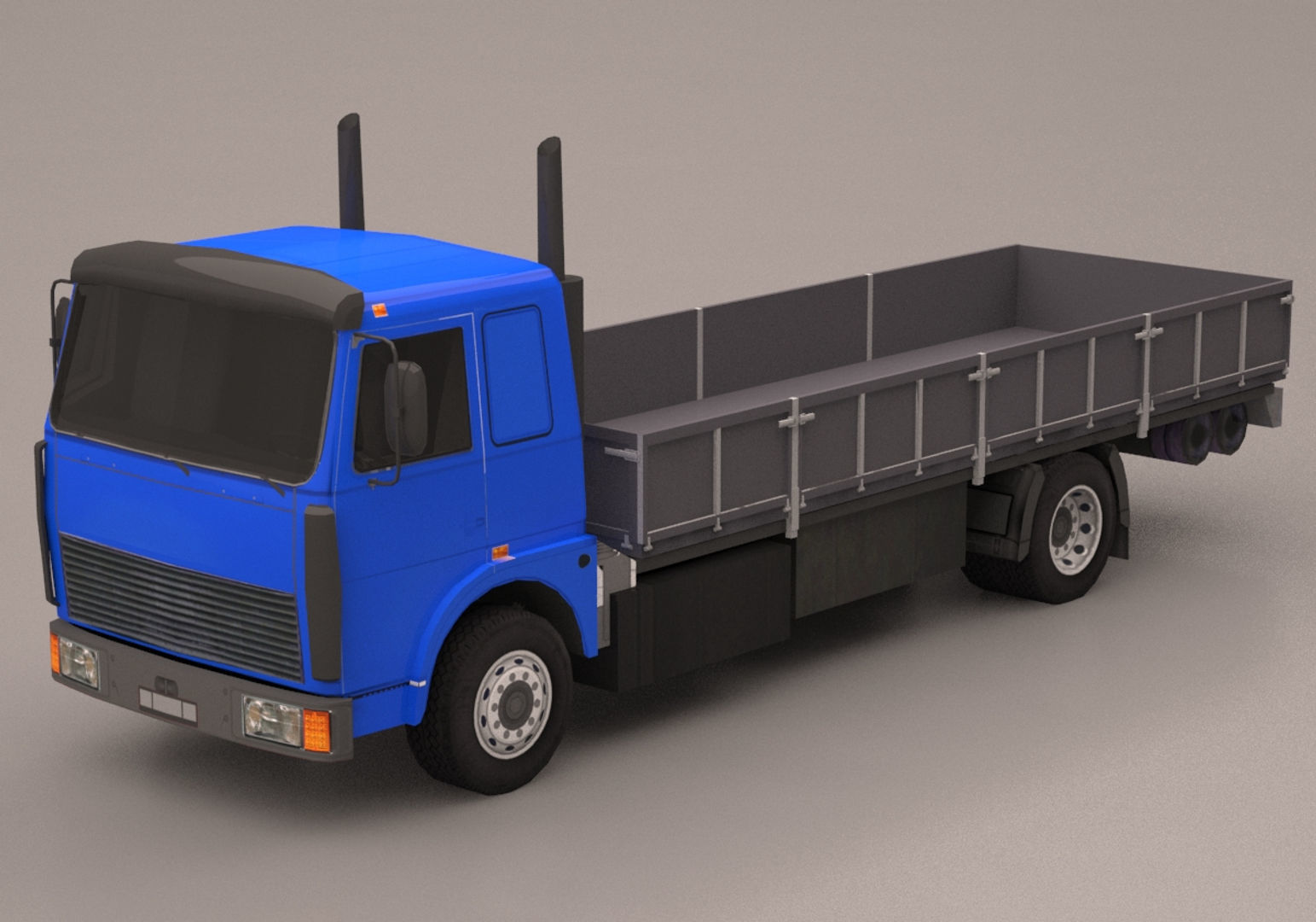 Truck Pack Low-poly 3D model_57