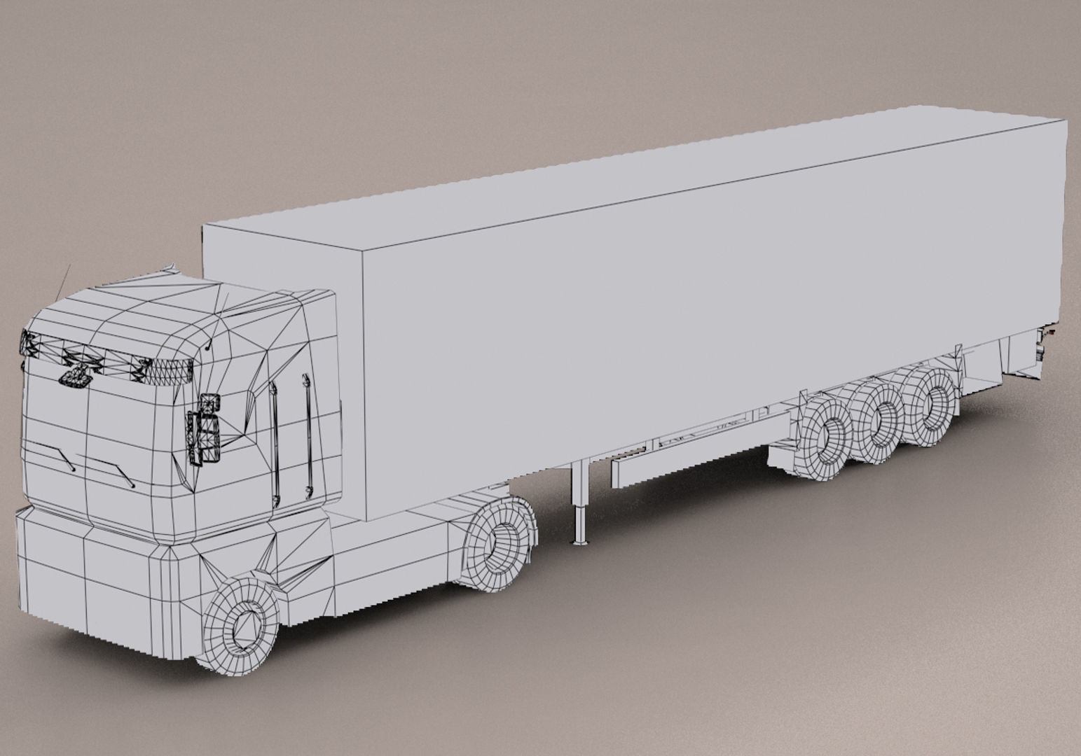 Truck Pack Low-poly 3D model_56