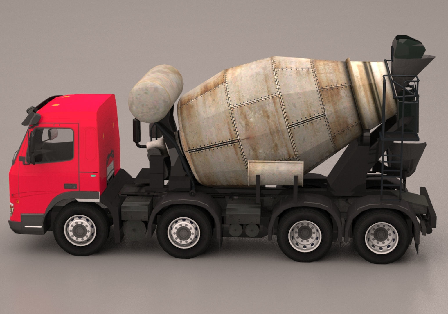 Truck Pack Low-poly 3D model_43