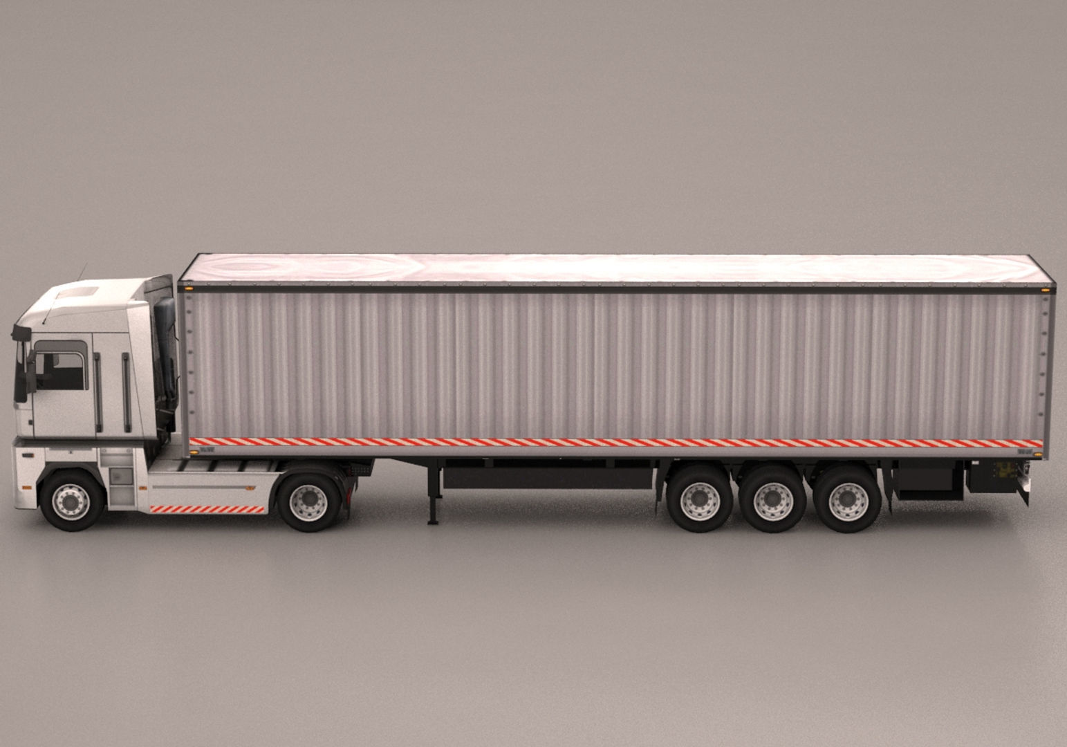 Truck Pack Low-poly 3D model_55