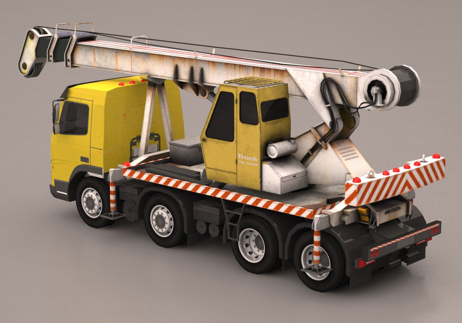 Truck Pack Low-poly 3D model_46