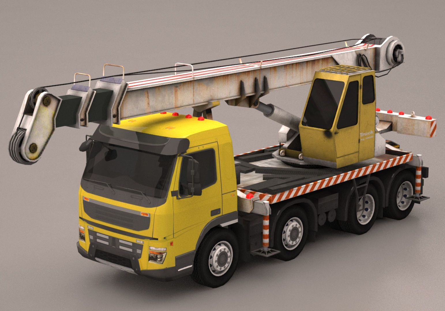 Truck Pack Low-poly 3D model_45