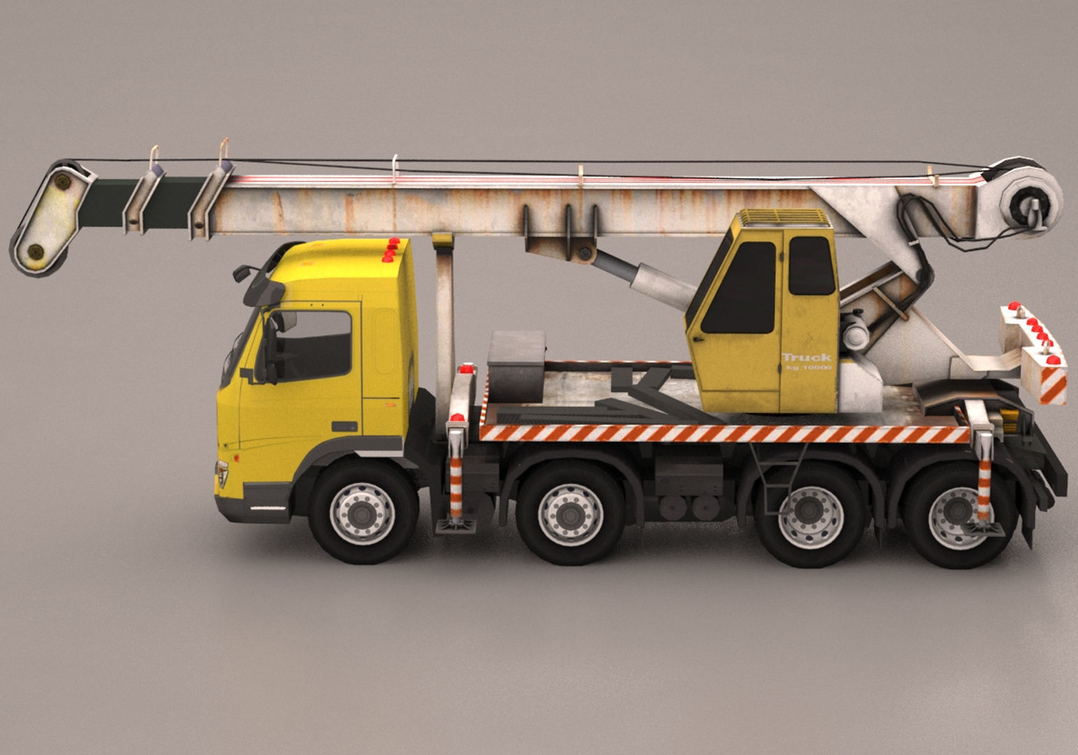 Truck Pack Low-poly 3D model_47