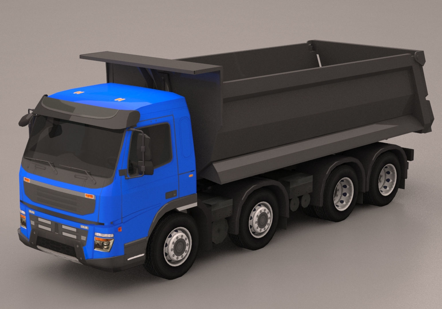 Truck Pack Low-poly 3D model_37