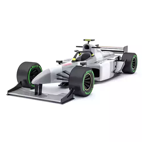 3D Formula 1 car model 04