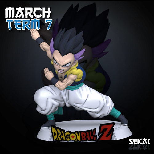 Gotenks Sculpture  - Tested and Ready for 3D printing 3D print model