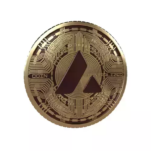 Avalanche Coin v7 001 3D model