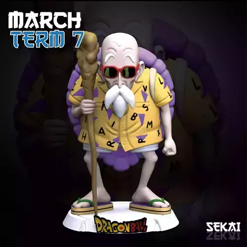 Master Roshi Sculpture  - Tested and Ready for 3D printing