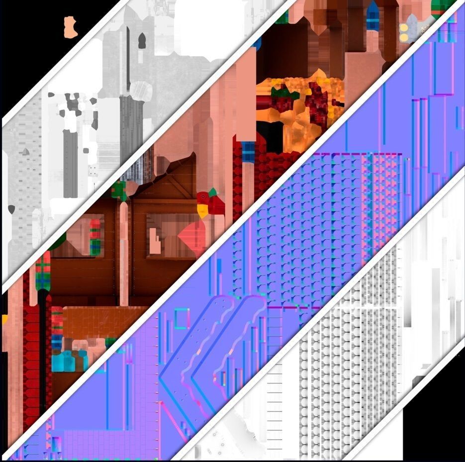 Christmas House Low-poly 3D model_6