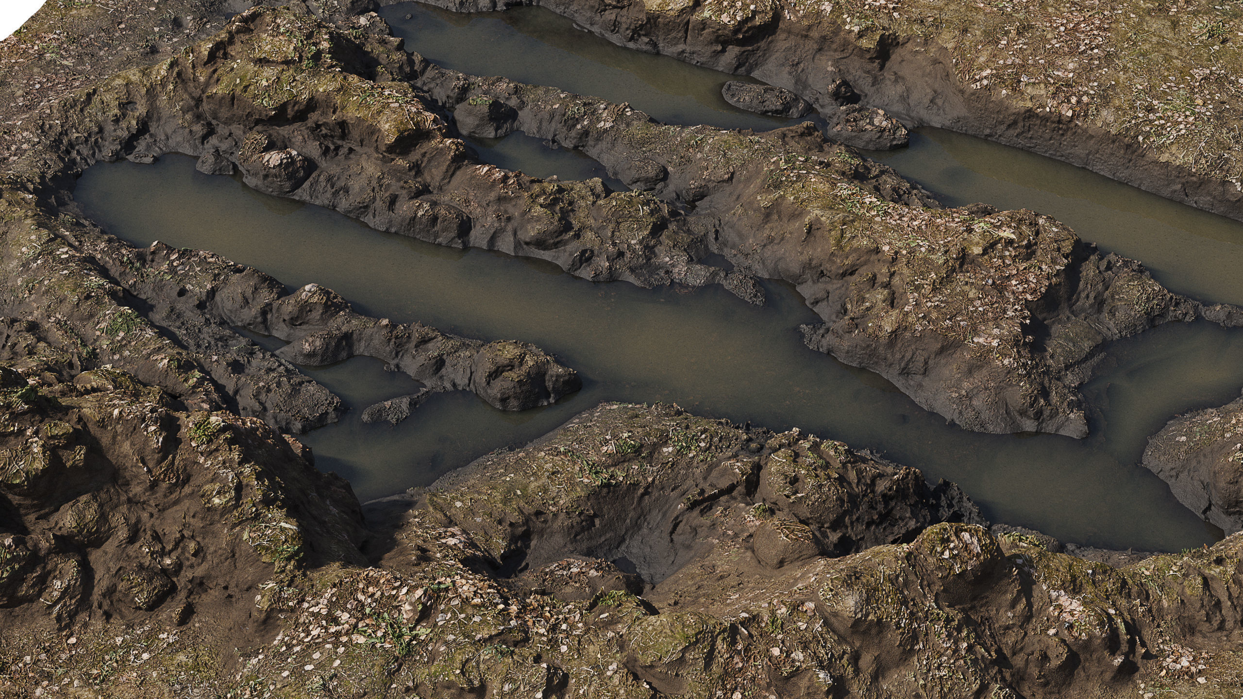 The Green mud pit 3D model_5