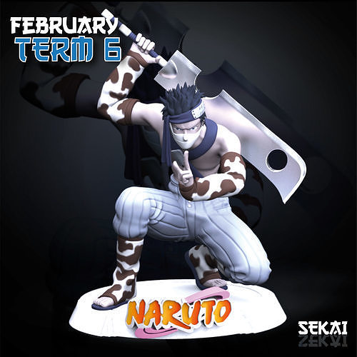 Zabuza Sculpture - Tested and Ready for 3D printing 3D print model