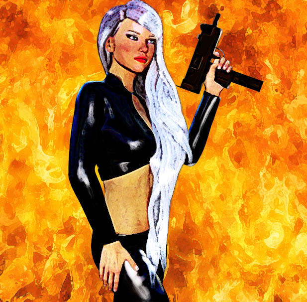 Ingram Mac Gun 3D model_9