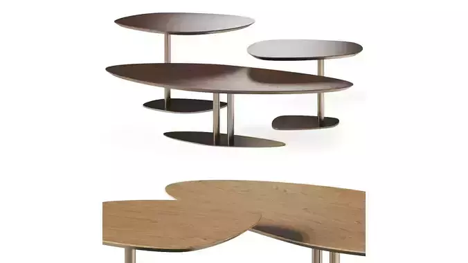 Reflex Seventy 40 Bevel Wood Coffee Tables