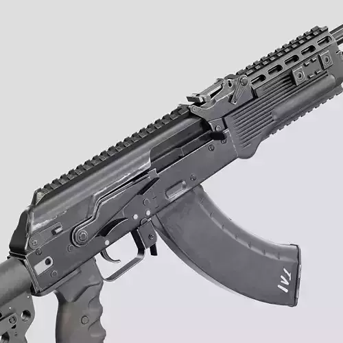 AK-203 Low-poly 3D model