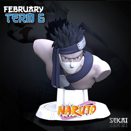 Zabuza Bust  - Tested and Ready for 3D printing 3D print model